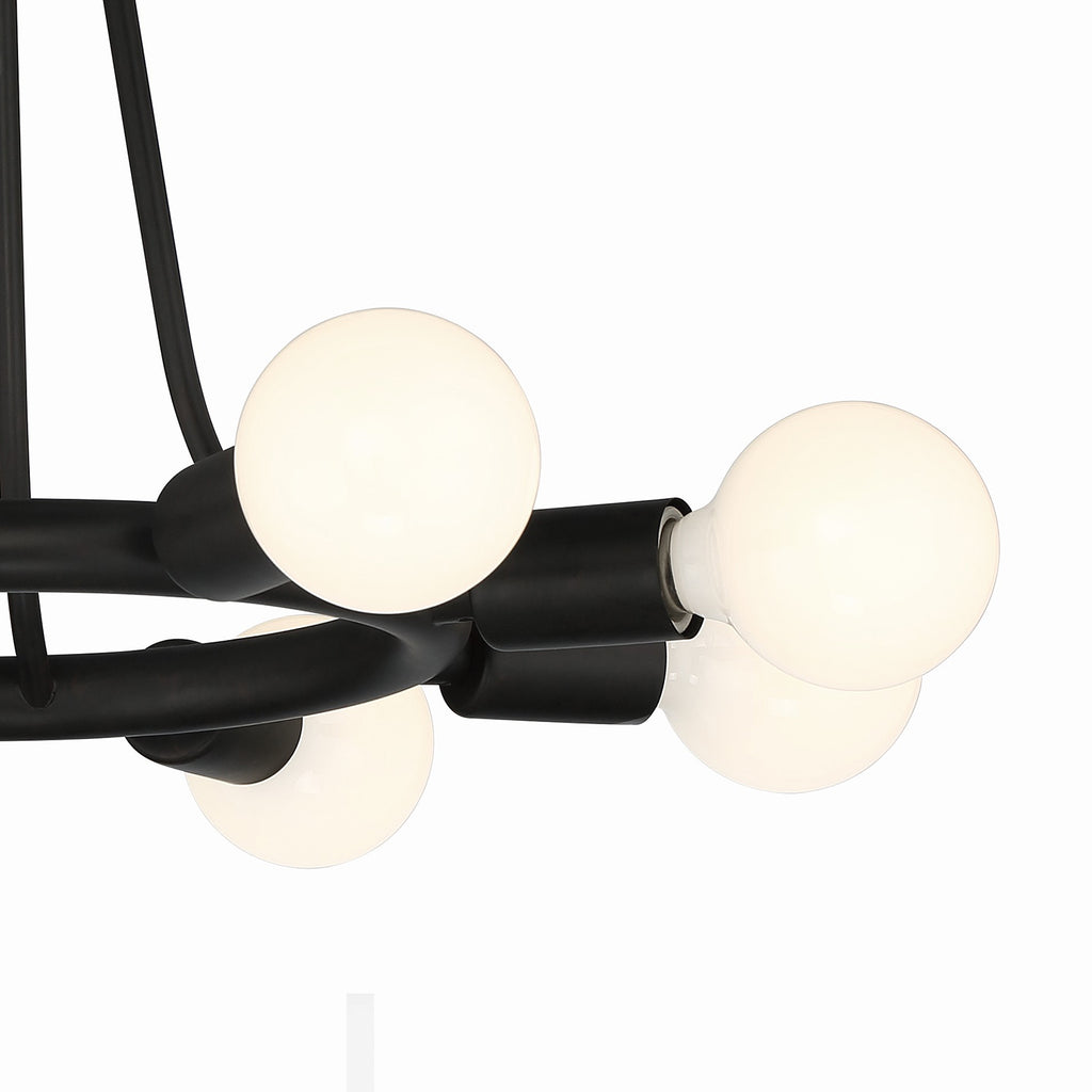 Dakota 8 Light Semi Flush