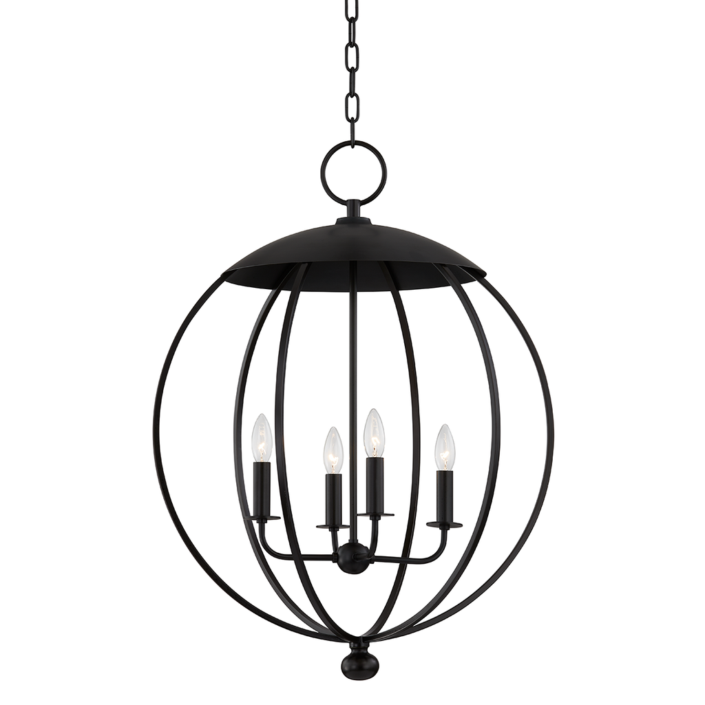 Wesley 4 Light Lantern - Aged Iron