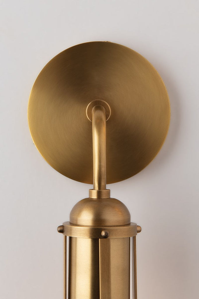 Violet Wall Sconce 16" - Aged Brass