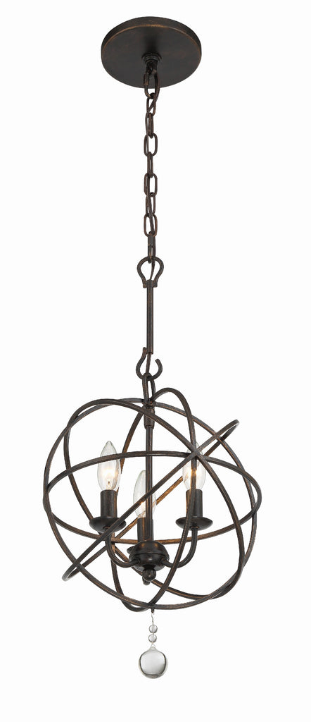 Solaris 3 Light Mini Chandelier