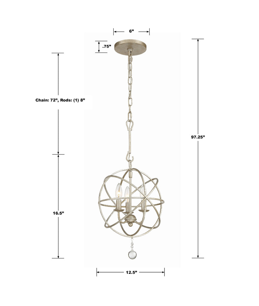 Solaris 4 Light Mini Chandelier