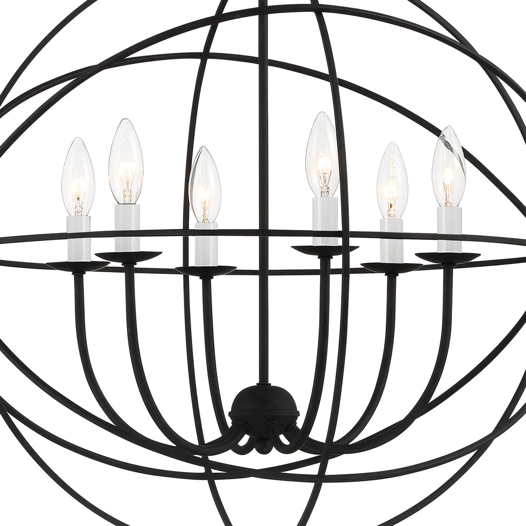 Solaris 6 Light Chandelier