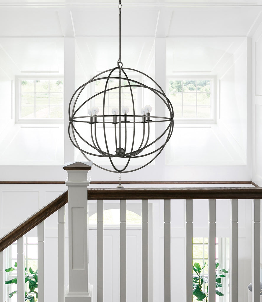 Solaris 6 Light Chandelier