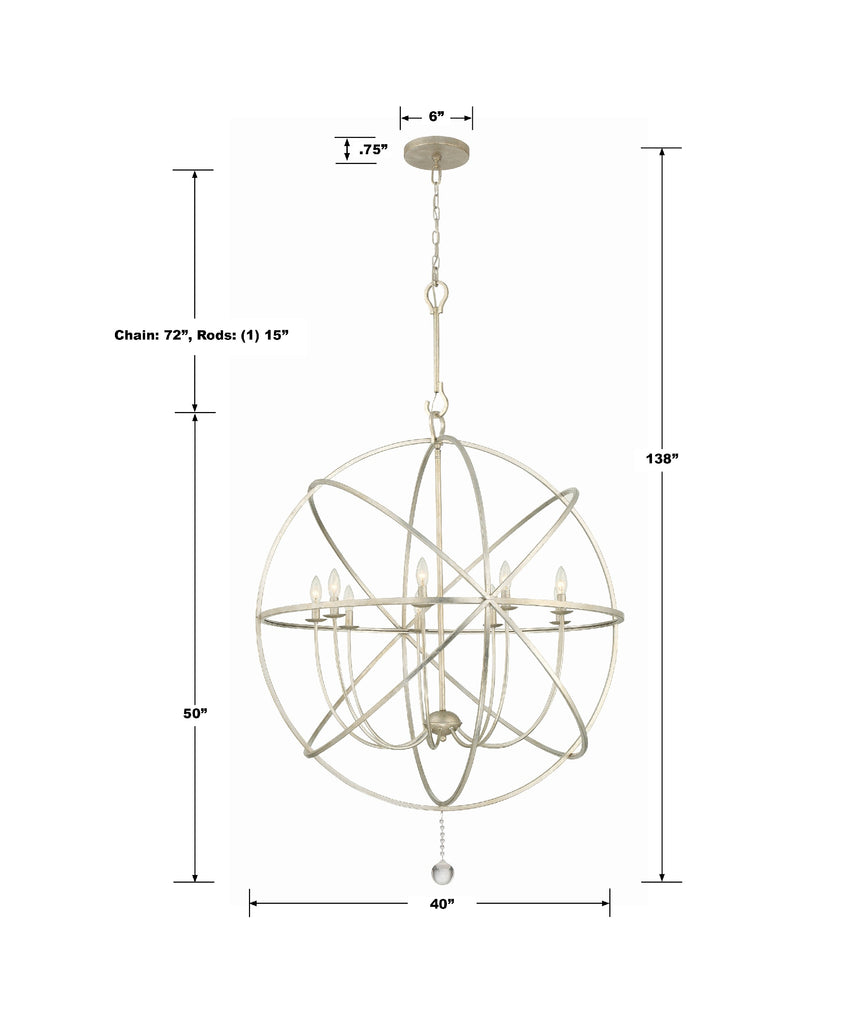 Solaris 9 Light Chandelier