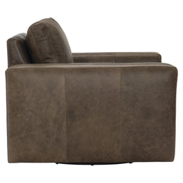 Dawkins Leather Swivel Chair