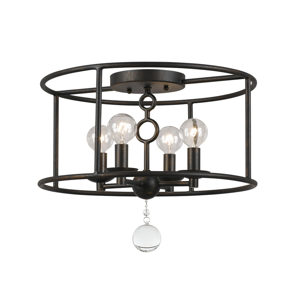 Cameron 4 Light Semi Flush