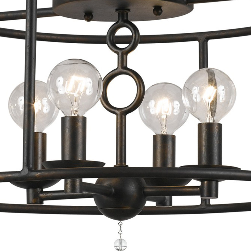 Cameron 4 Light Semi Flush