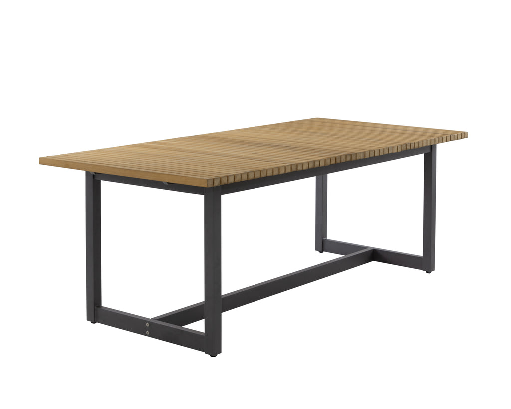 Geneve Extension Dining Table : Natural - 80" To 104"