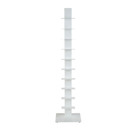 Sapiens 60-inch Bookcase Tower - White
