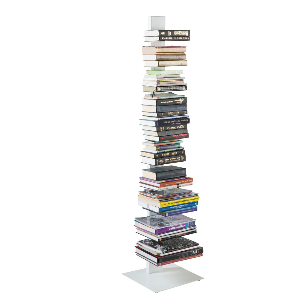 Sapiens 60-inch Bookcase Tower - White