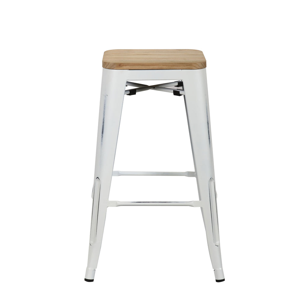 Danne-C Counter Stool - White,Set of 4