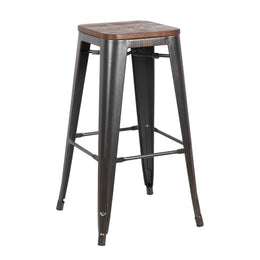 Danne-B Bar Stool - Black,Set of 4