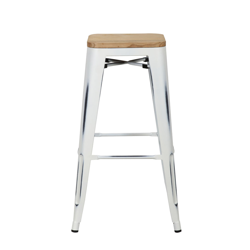 Danne-B Bar Stool - White,Set of 4