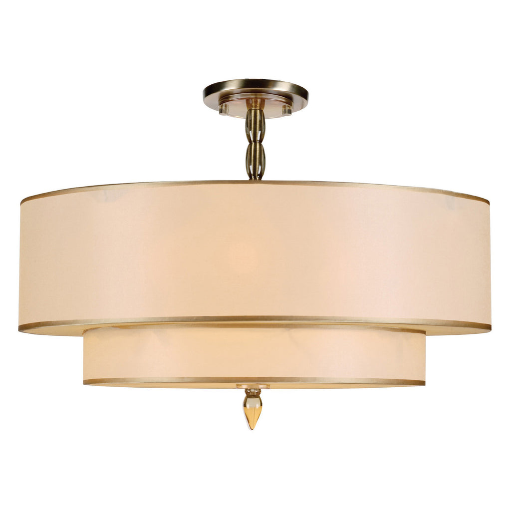 Luxo 5 Light Semi Flush