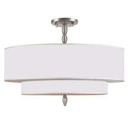 Luxo 5 Light Semi Flush