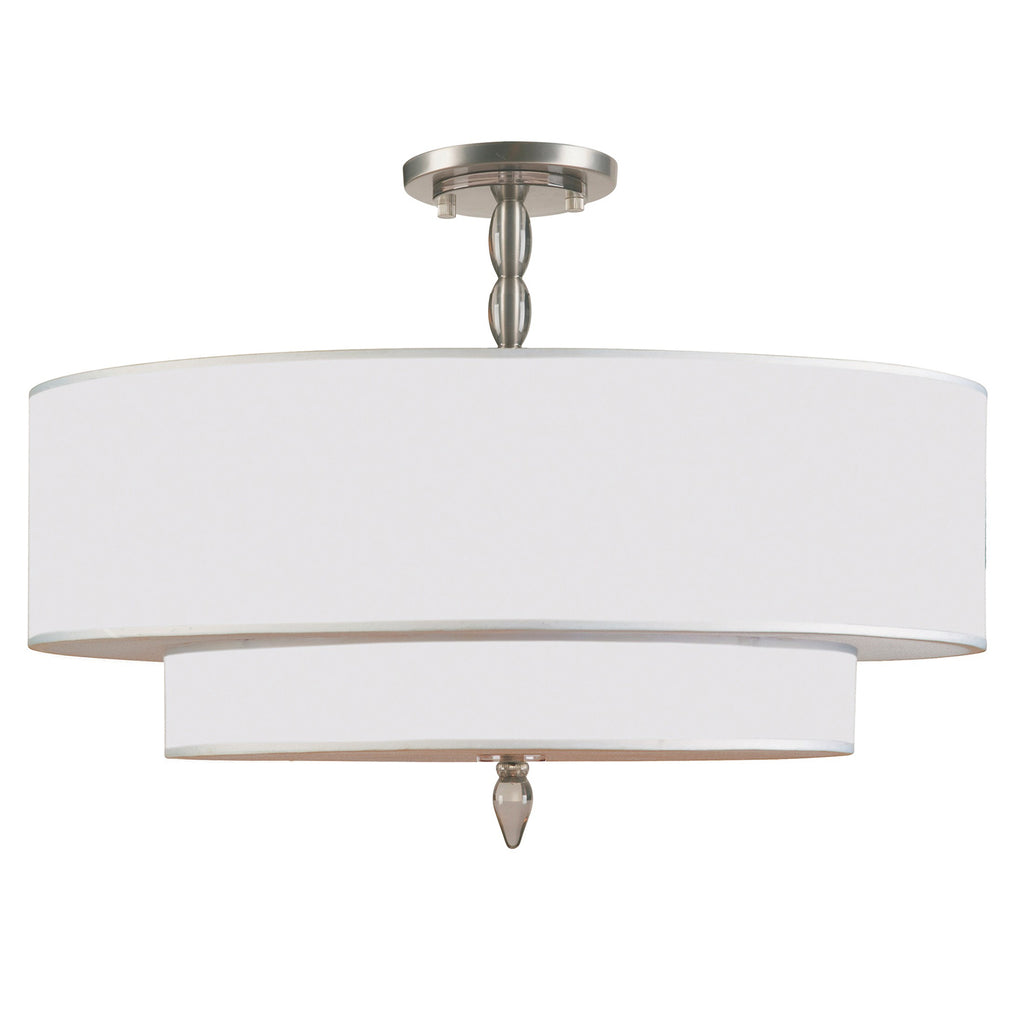 Luxo 5 Light Semi Flush