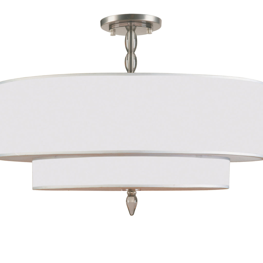 Luxo 5 Light Semi Flush