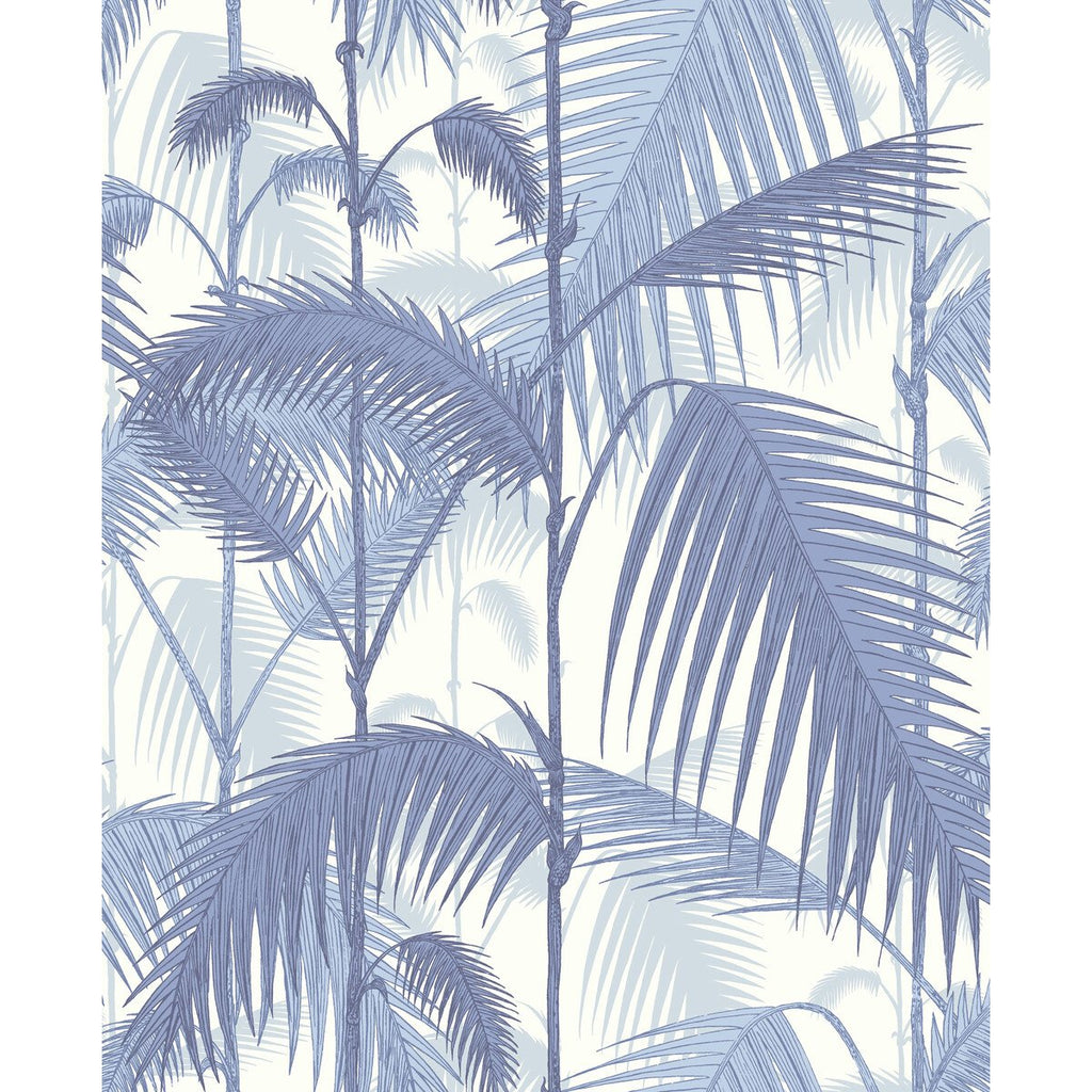 Palm Jungle - Blues/ White