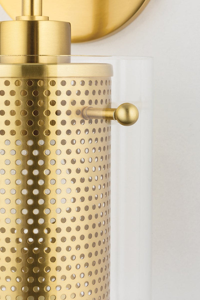 Elanor Wall Sconce - Aged Brass