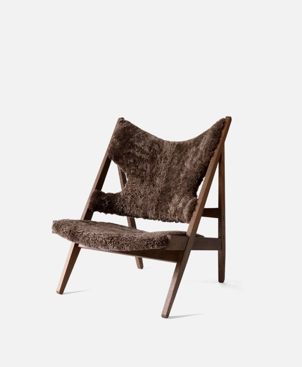Knitting Chair in Sheepskin, Natural Oak | Nature