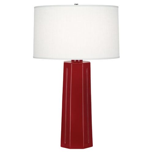 Oxblood Mason Table Lamp-Style Number 968