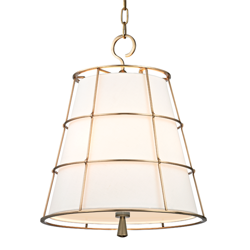 Savona Pendant 21" - Aged Brass