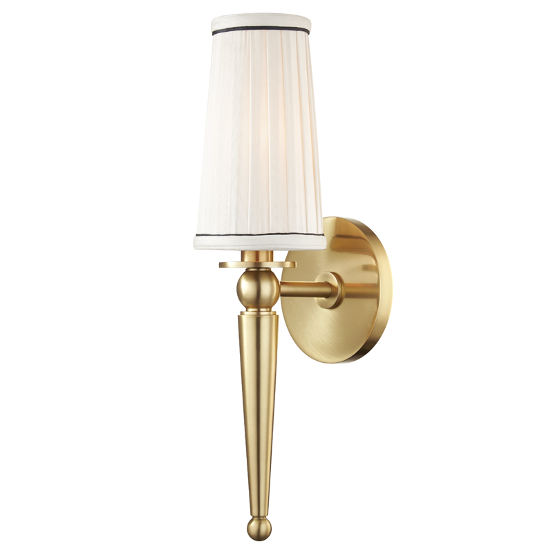 Cypress Wall Sconce - Aged Brass