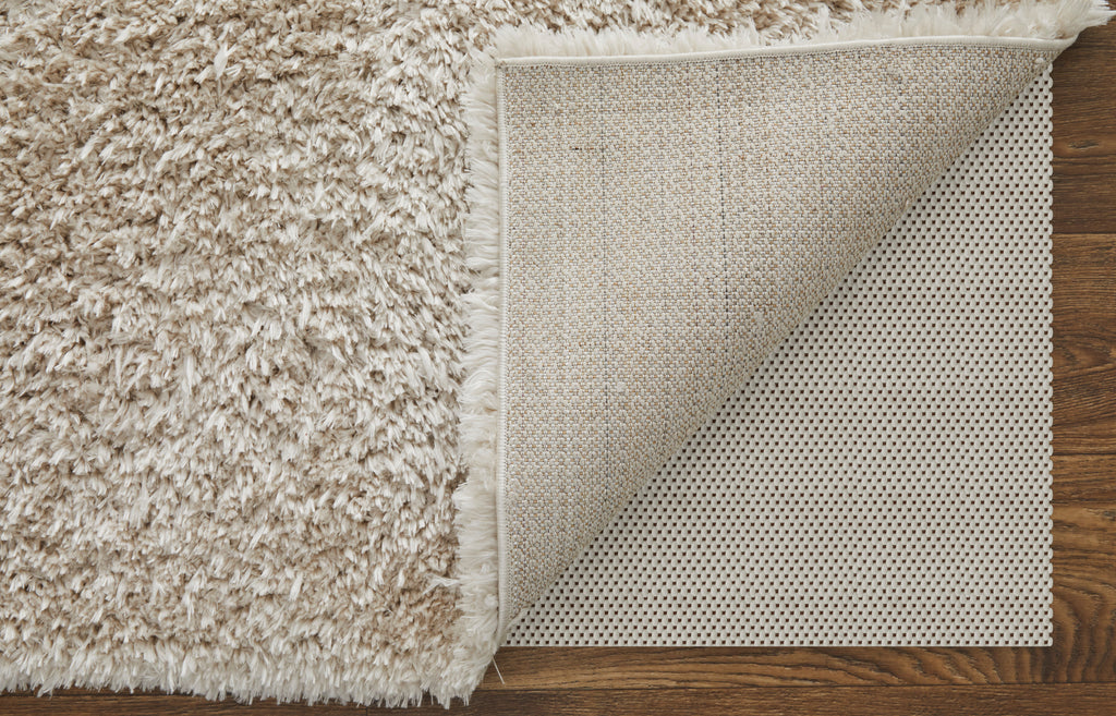 Darian Modern Solid Ivory Area Rug (9' x 12')