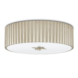 Caravel Silver Flush Mount