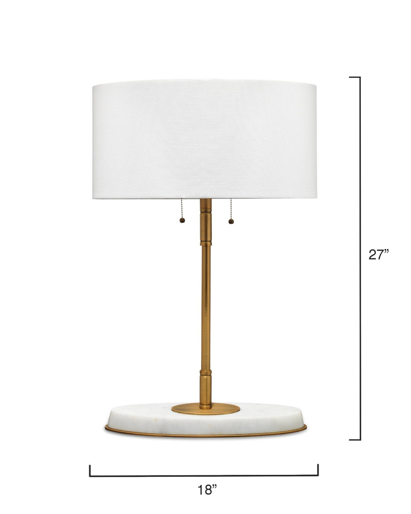 Barcroft Table Lamp-Brass