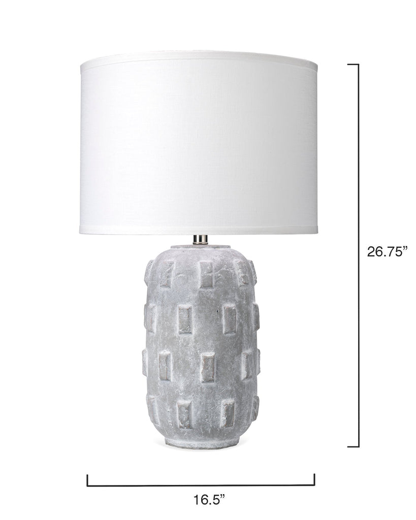 Boulder Table Lamp-Grey