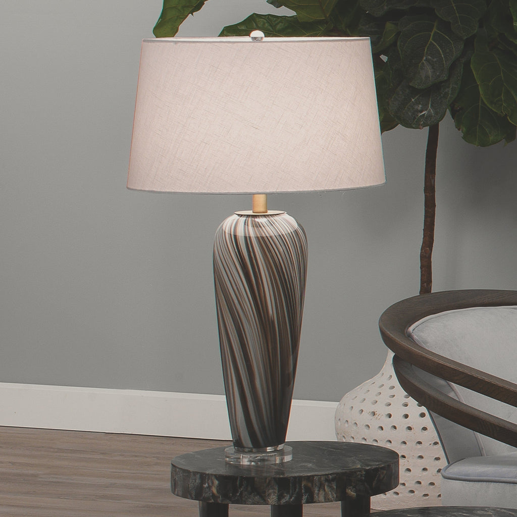 Bridgette Table Lamp-Grey