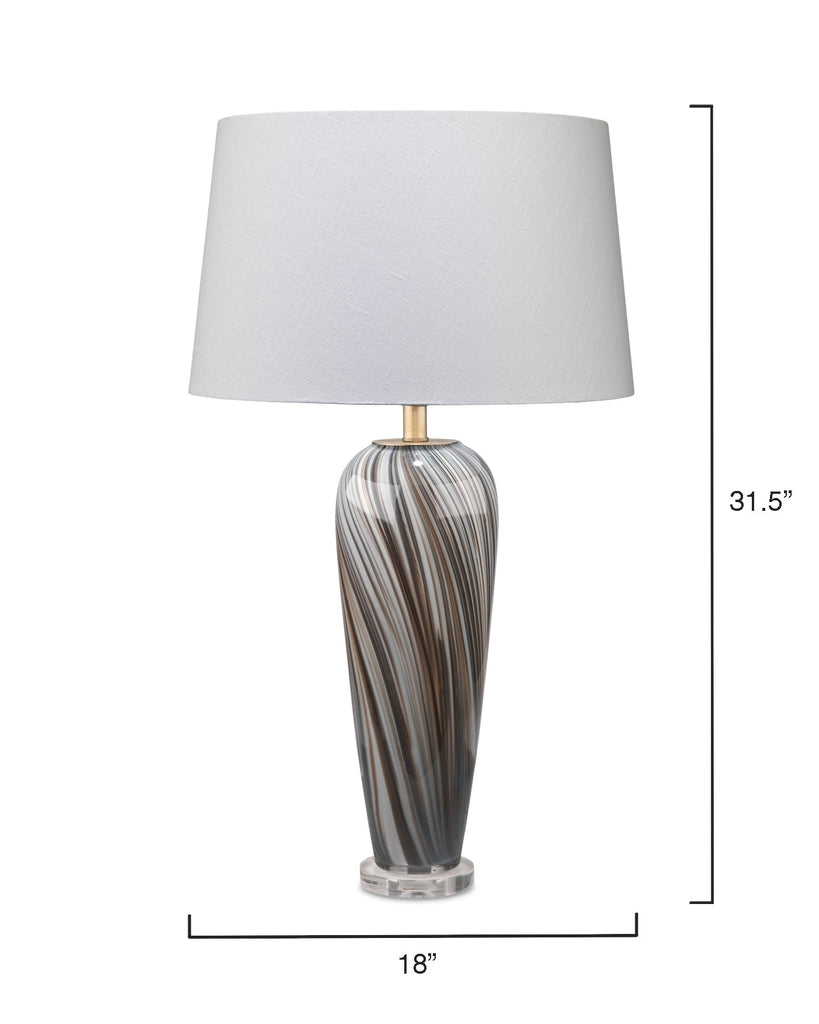 Bridgette Table Lamp-Grey