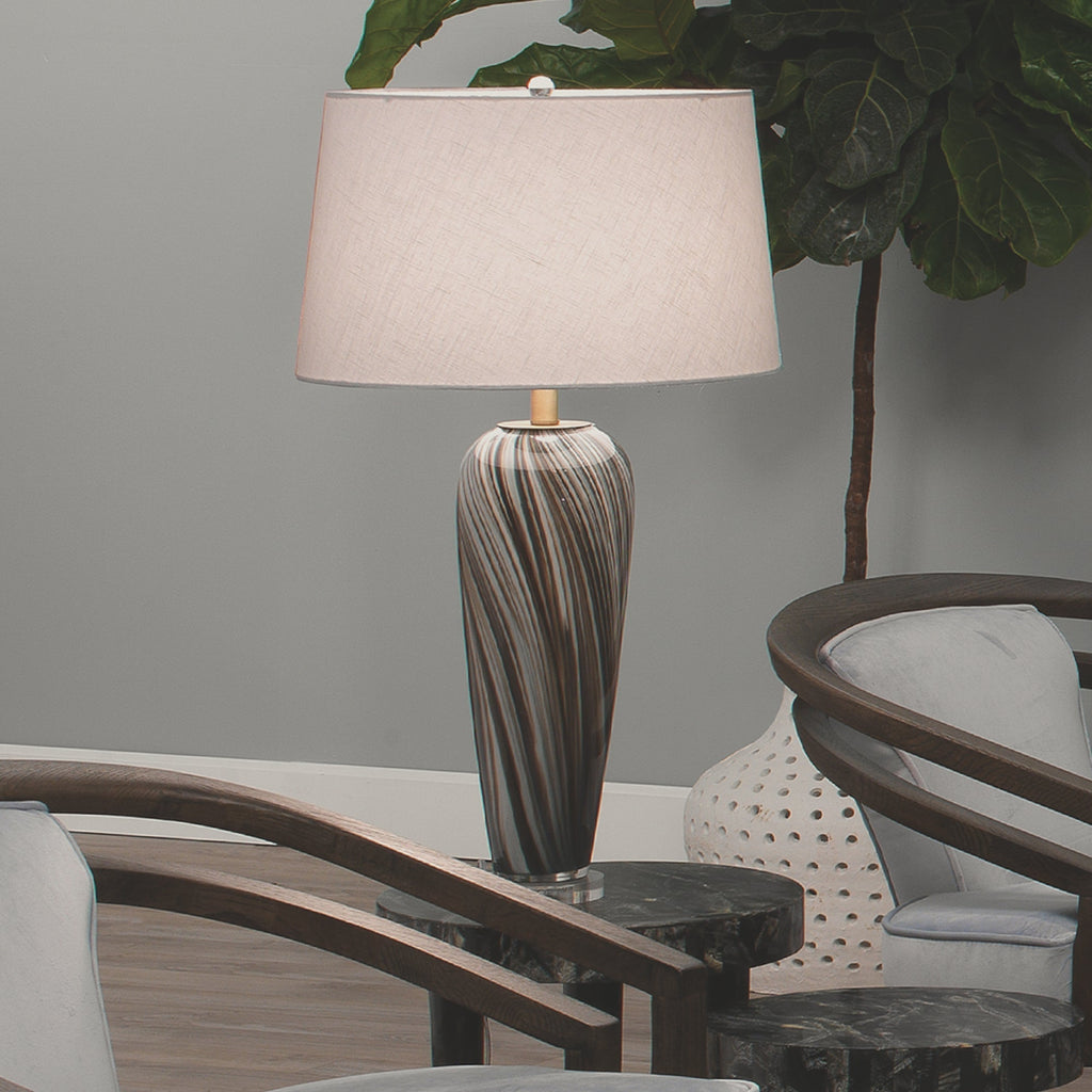 Bridgette Table Lamp-Grey