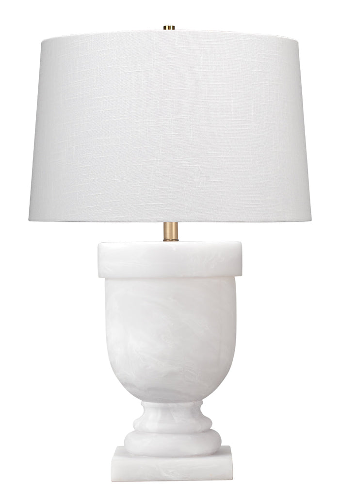 Carnegie Table Lamp-White