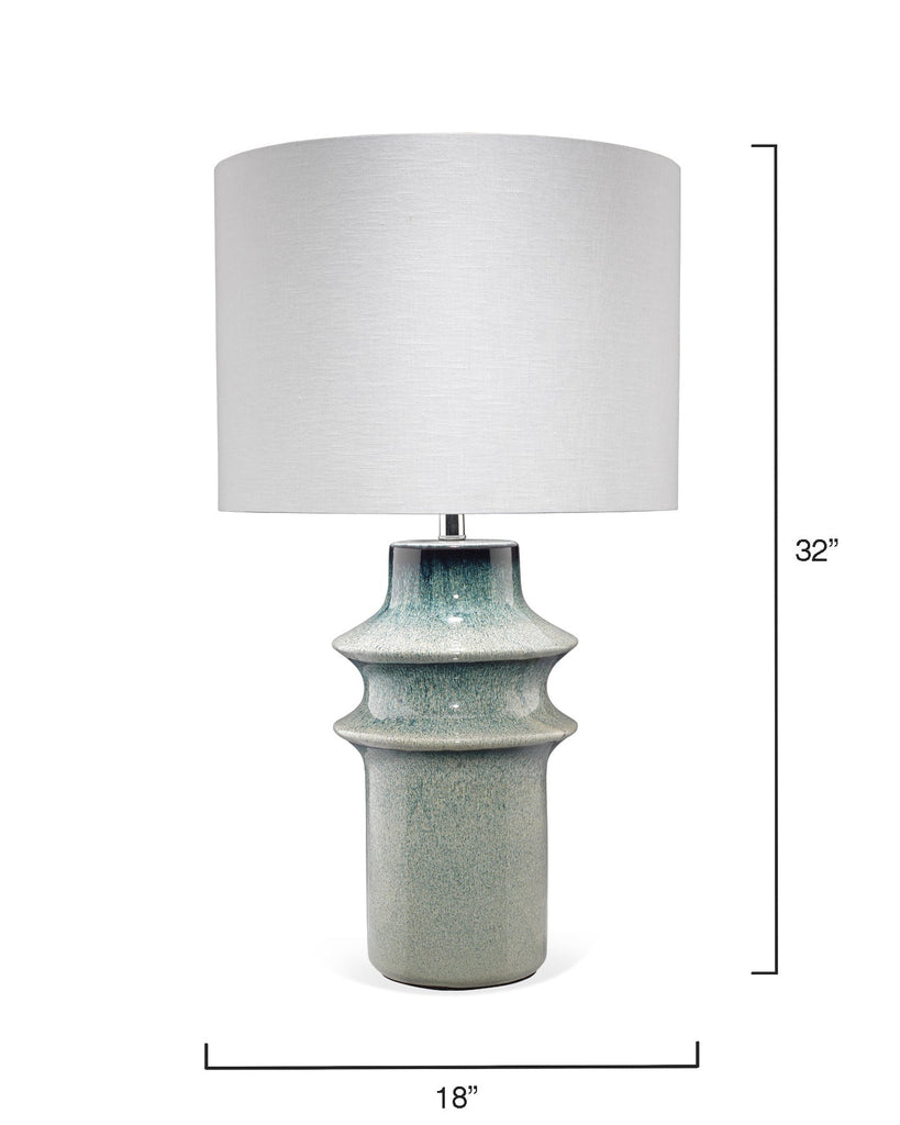 Cymbals Table Lamp-Blue