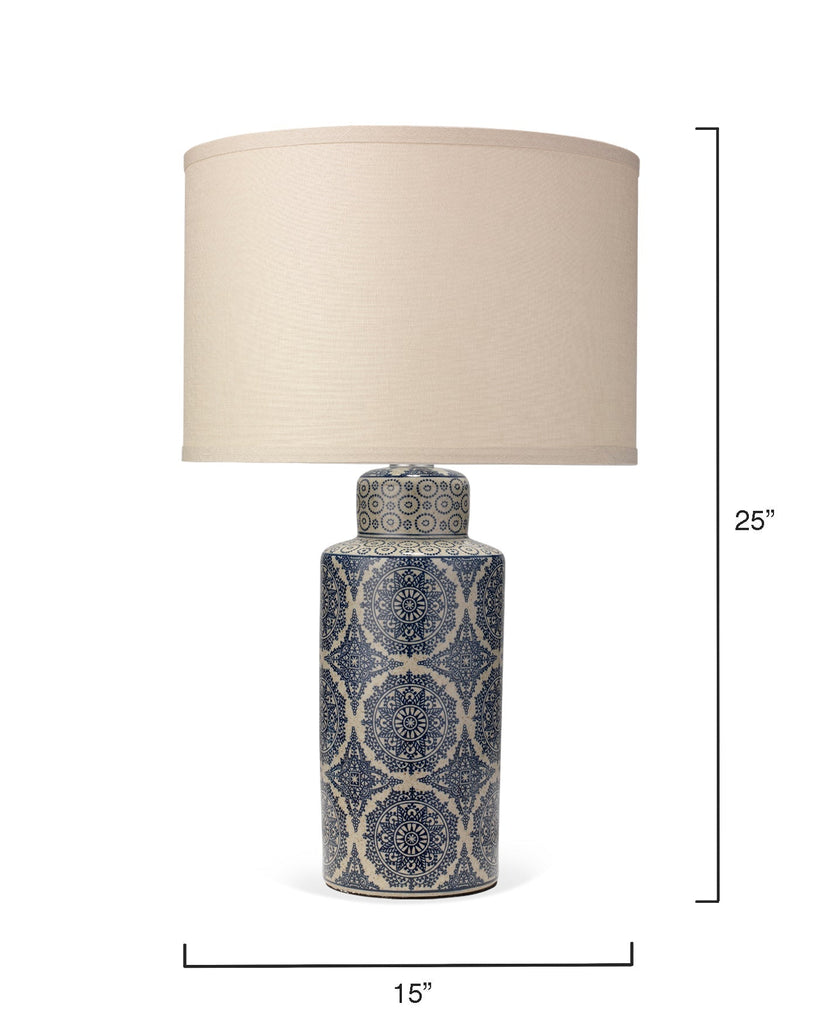 Deliah Table Lamp-Blue