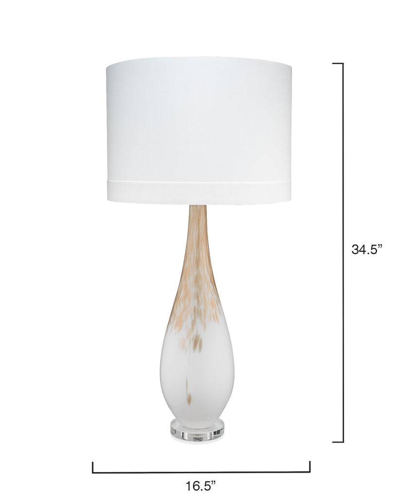 Dewdrop Table Lamp-White-9DEWDROPTLG