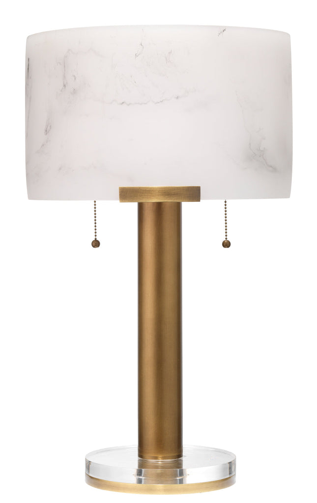 Elancourt Table Lamp-Antique Brass