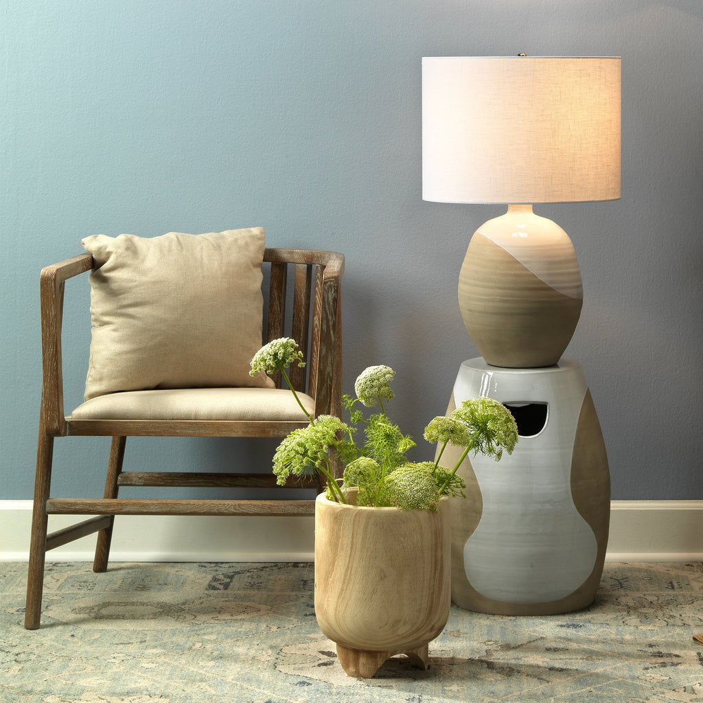 Hillside Table Lamp-White