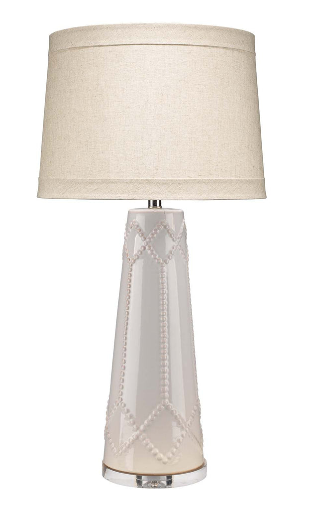 Hobnail Table Lamp-Off White-9HOBNAILWHI