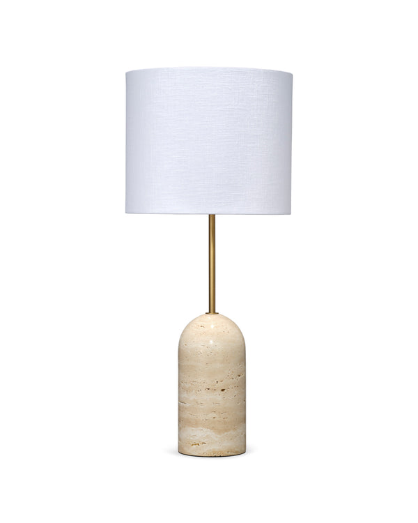 Holt Travertine Table Lamp