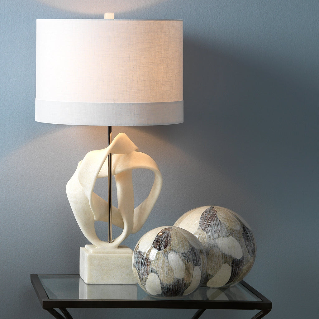 Intertwined Table Lamp-White-9INTERTWINW