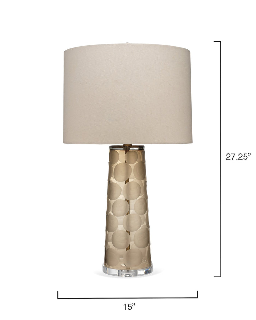 Pebble Table Lamp-Brown