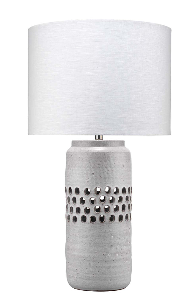 Perforated Table Lamp-Grey