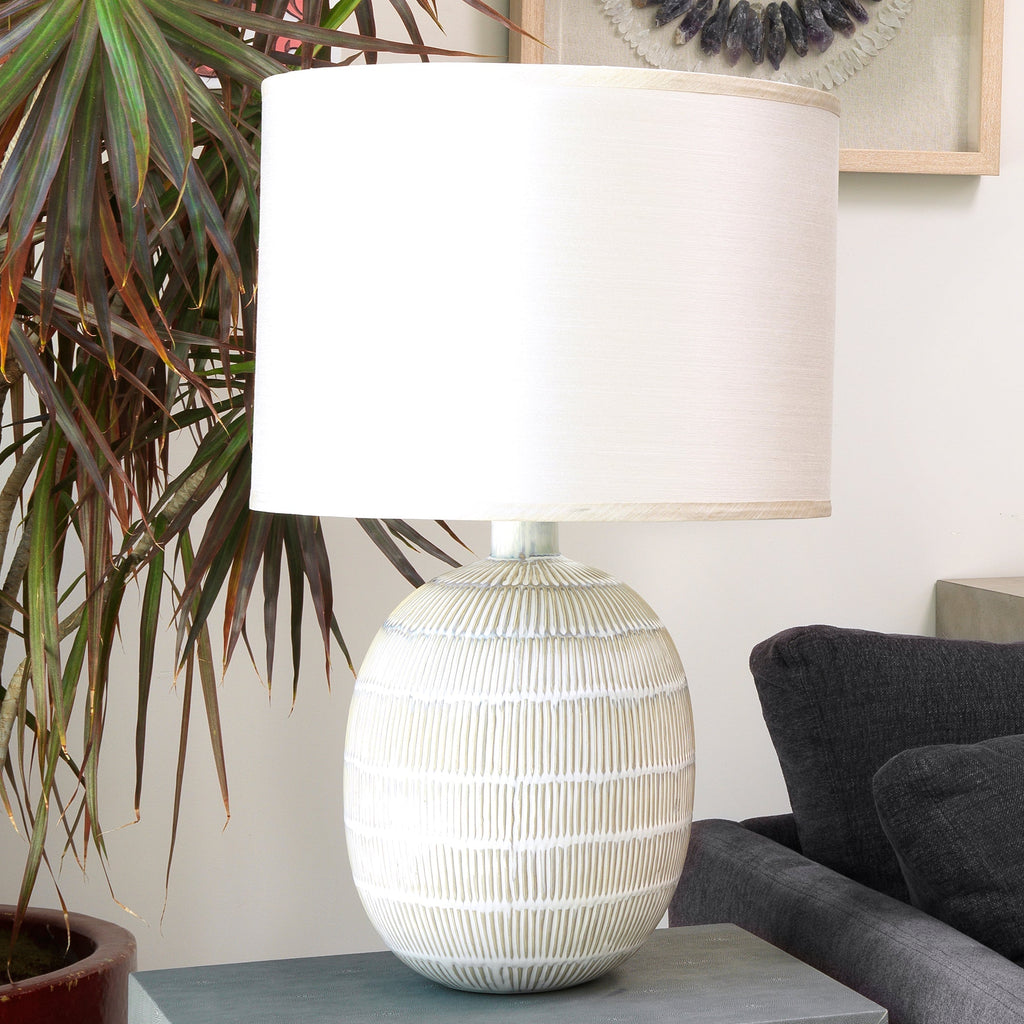 Prairie Table Lamp-Beige