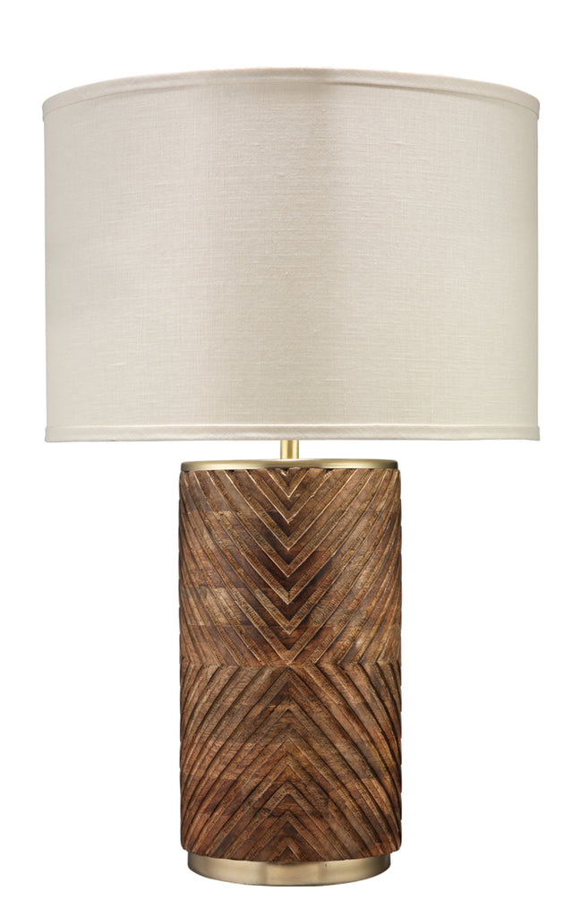 Refinery Table Lamp-Brown