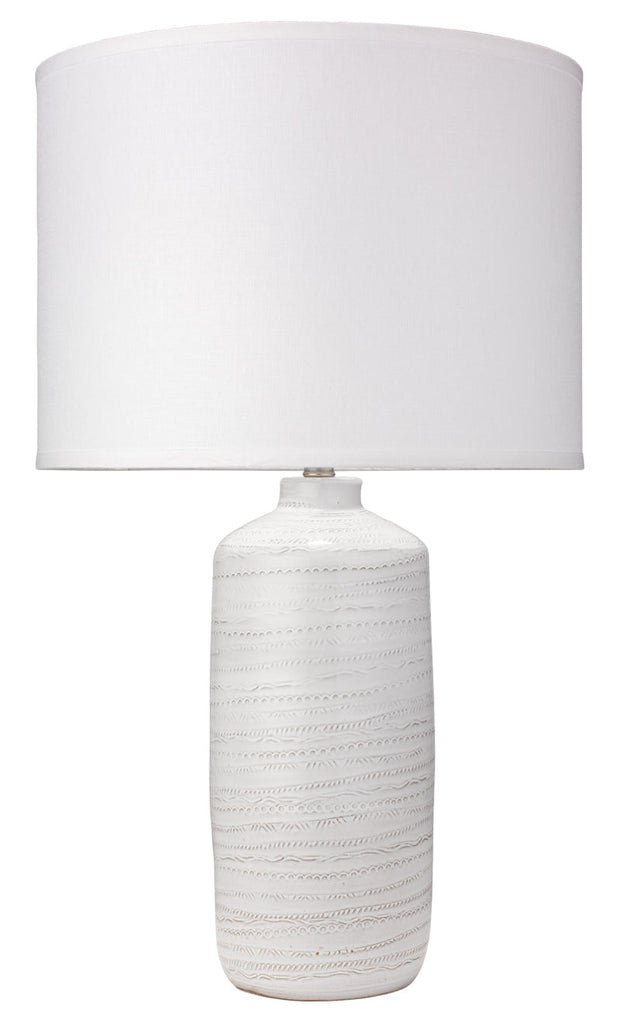 Trace Table Lamp-White-9TRACWHD131L