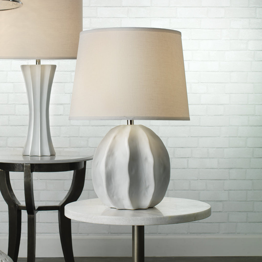 Urchin Table Lamp-White