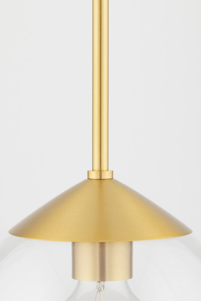 Claudia Flush Mount - Aged Brass